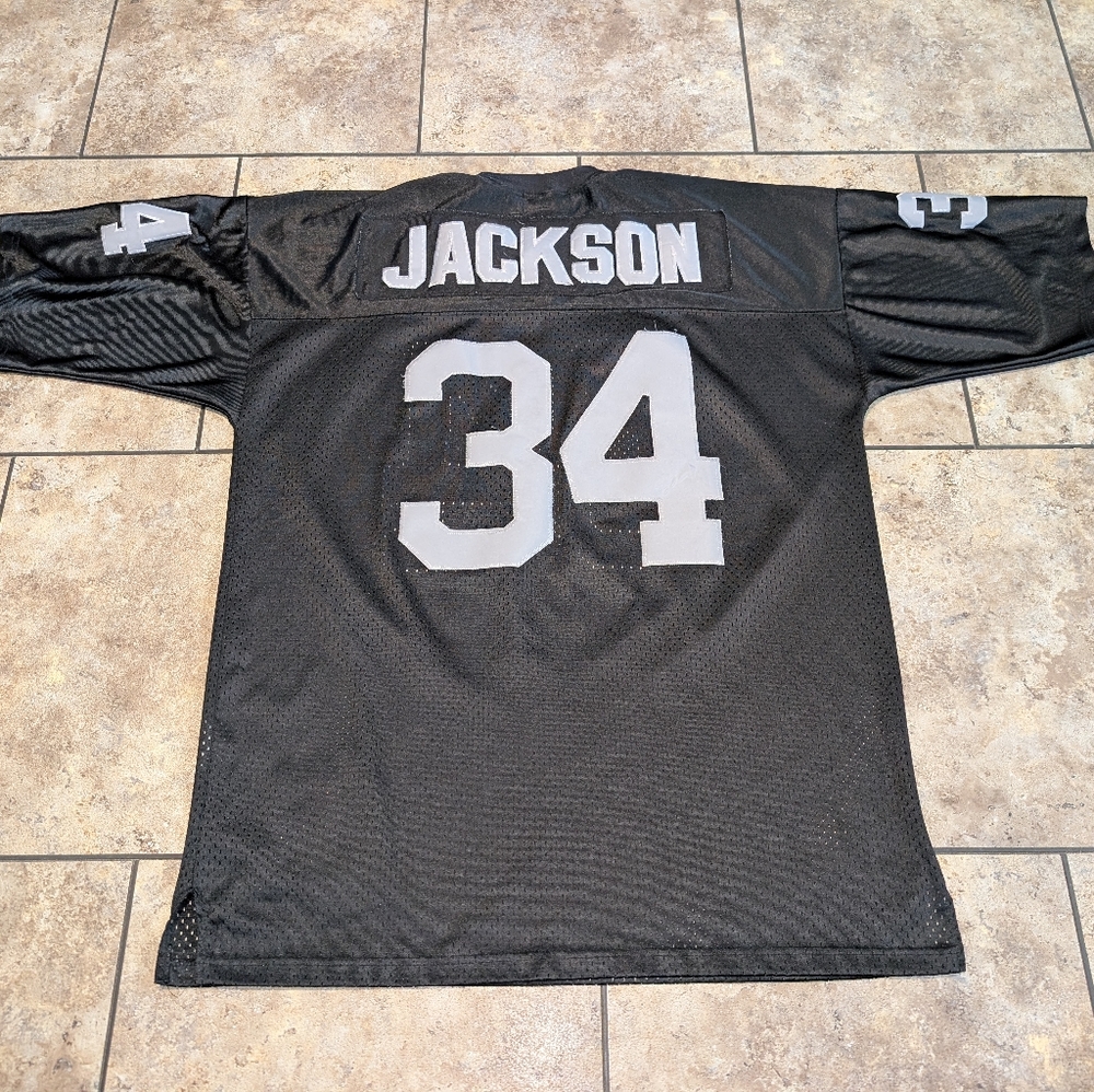 Bo Jackson Raiders Jeff Hamilton Stitched Jersey Men's XL/XXL